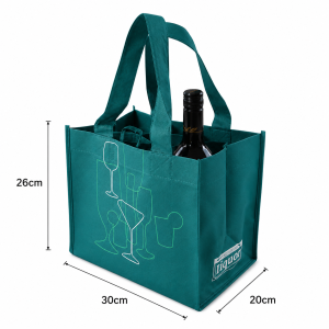 Six Bottle Bag Non Woven - Image 2