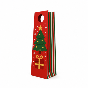Wine Bottle Bag Paper D - Image 1