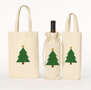 Wine Bottle Bag Cotton Canvas N