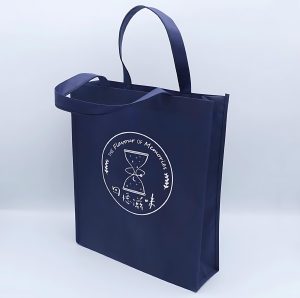 Navy Blue Non Woven Tote Bags - Image 2
