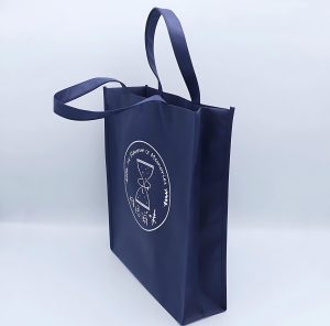 Navy Blue Non Woven Tote Bags - Image 3