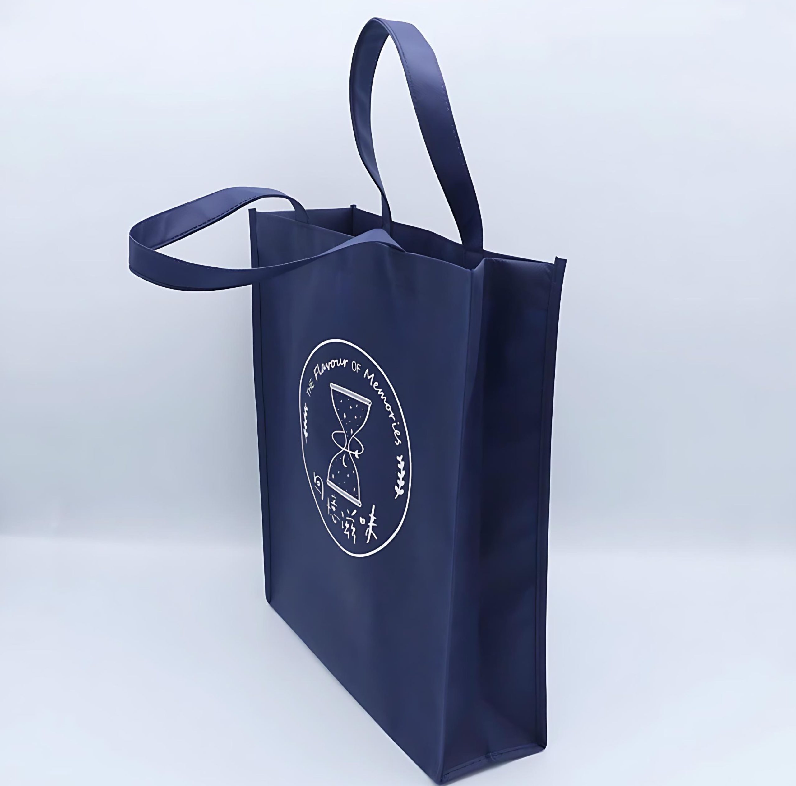Navy Blue Non Woven Tote Bags - Image 3