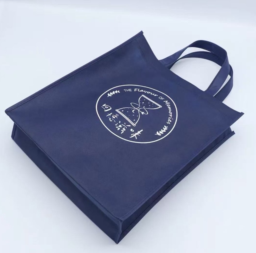 Navy Blue Non Woven Tote Bags - Image 4