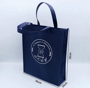Navy Blue Non Woven Tote Bags - Image 5
