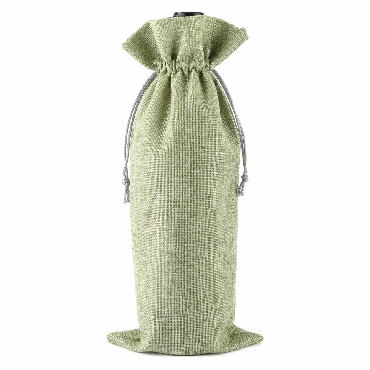 Linen-Look Polyester Single-Bottle Bags - Image 5