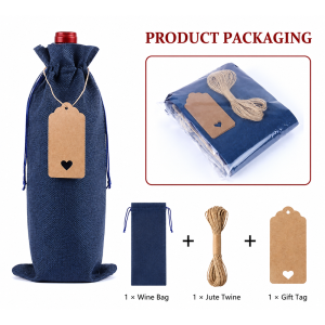 Wine Bottle Bag Paper E - Image 4