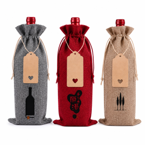 Wine Bottle Bag Paper E - Image 2