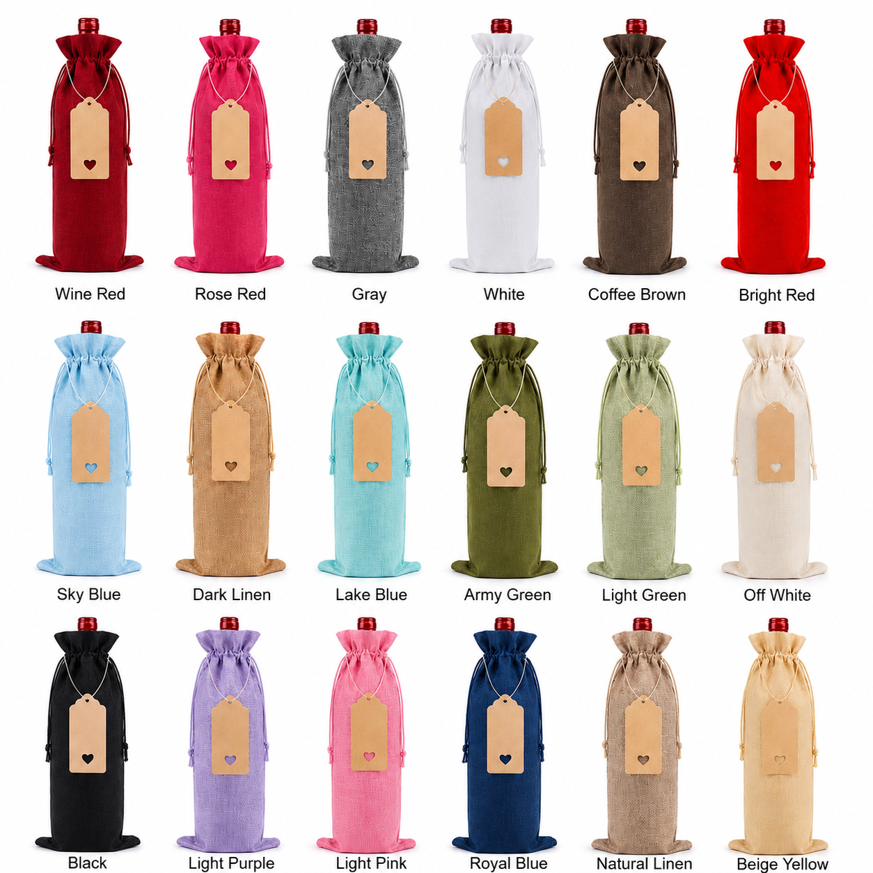 Wine Bottle Bag Paper E - Image 3