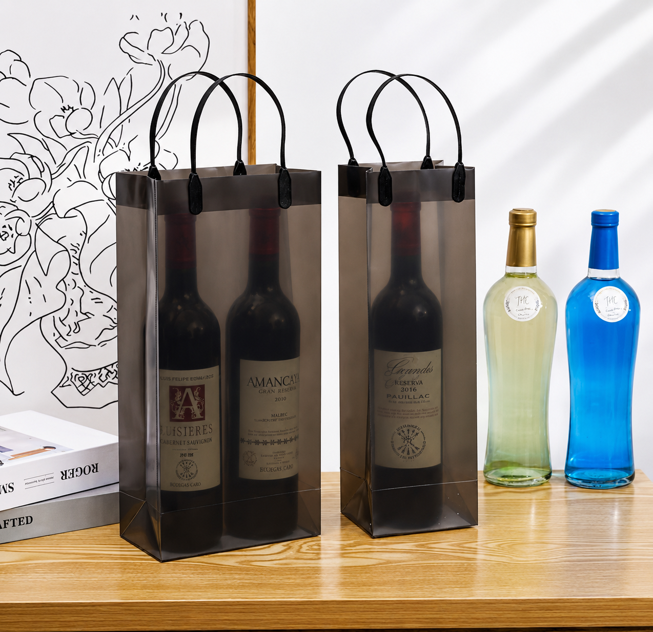 PP Rigid Plastic Bottle Bags - Image 1