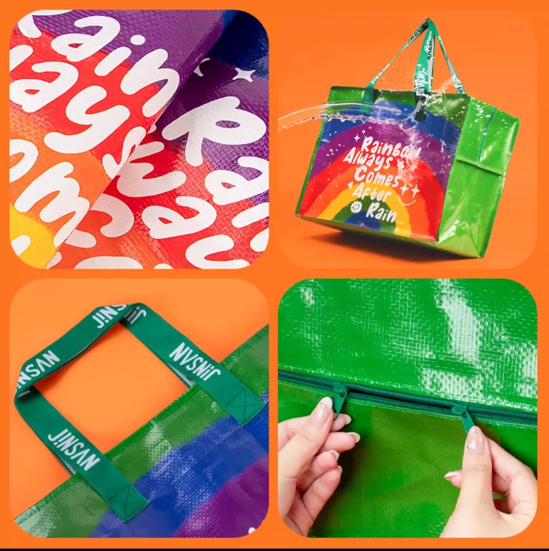 Woven Polypropylene Shopping Bag  L - Image 3