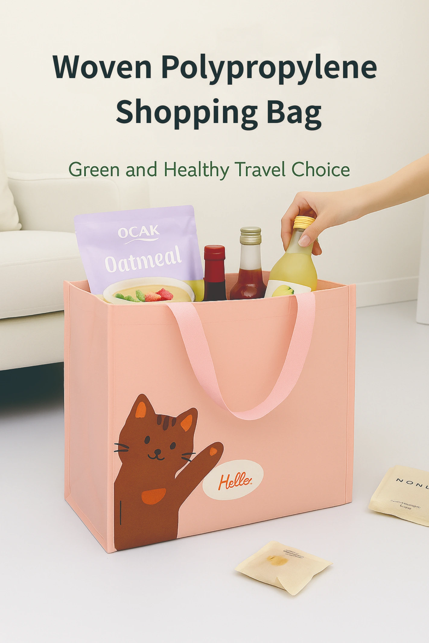 Woven Polypropylene Shopping Bag E - Image 3