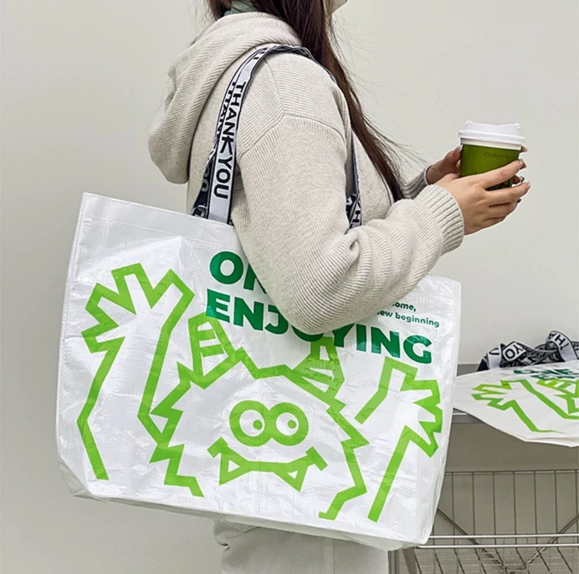 Woven Polypropylene Shopping Bag H - Image 3