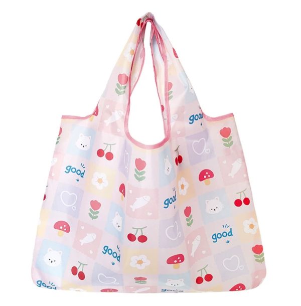 Foldable Polyester Taffeta Tote Bags