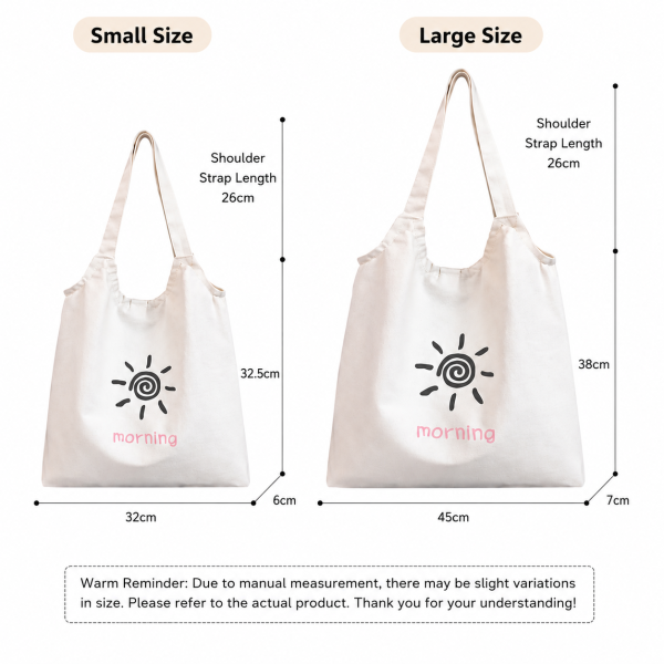 Polyester Cotton Canvas Satchels with Button Closure