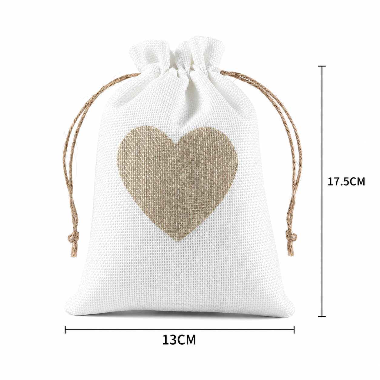 Drawstring Bag Jute J - Image 3