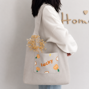 Polyester Cotton Canvas Satchels with Button Closure - Image 6