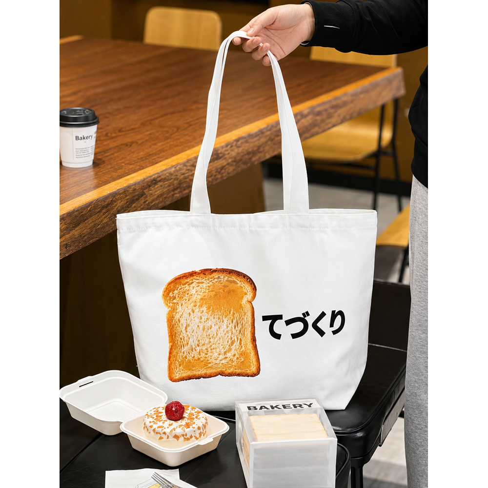 Tote Bag Cotton Canvas O - Image 3