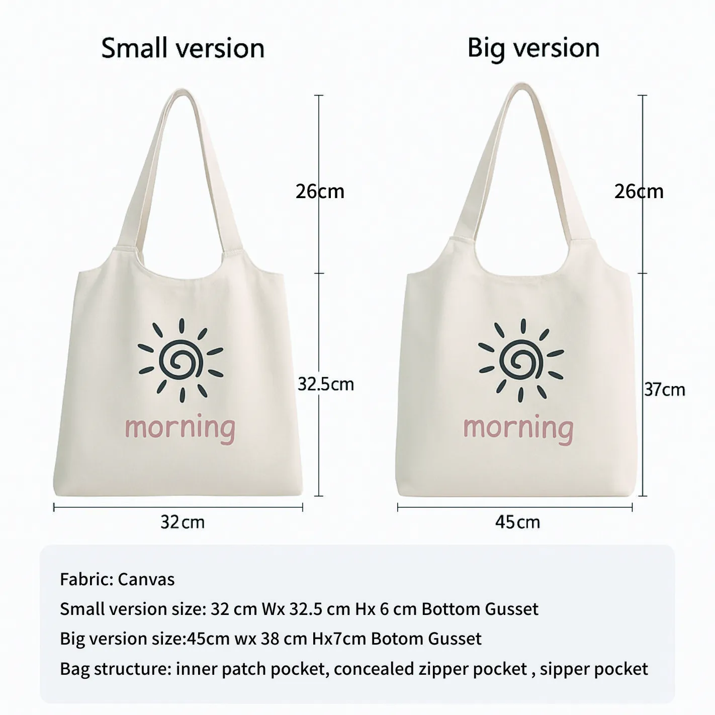 Cotton & Canvas Bag D - Image 5