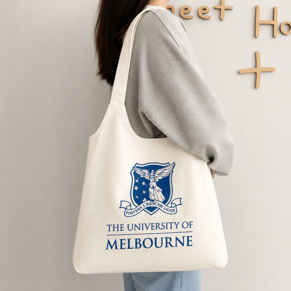 Polyester Cotton Canvas Satchels with Button Closure