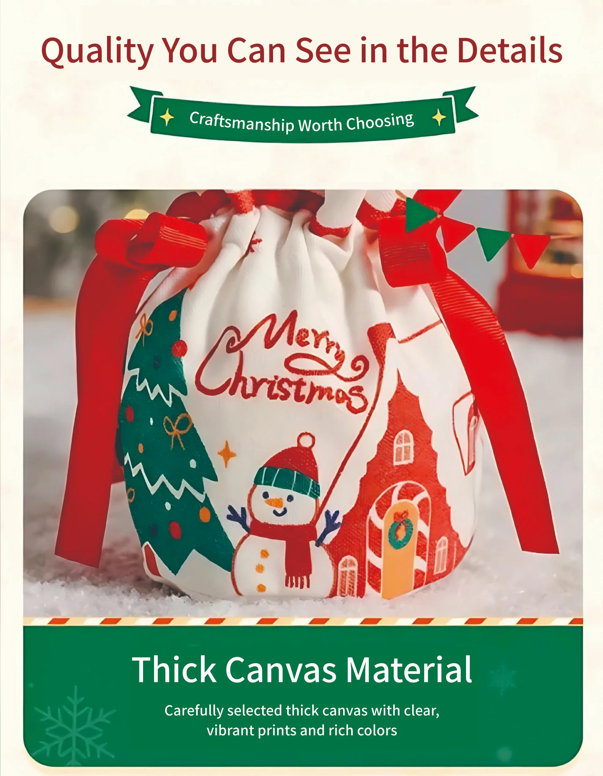 Festive & Gift Bag Canvas P - Image 6
