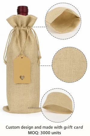 Festive & Gift Bag Jute F - Image 5
