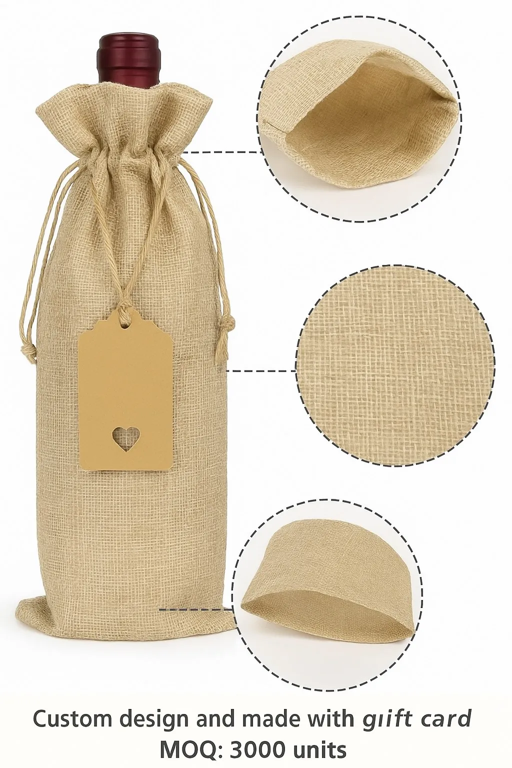 Festive & Gift Bag Jute F - Image 5