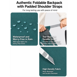 Foldable Nylon Backpacks - Image 7