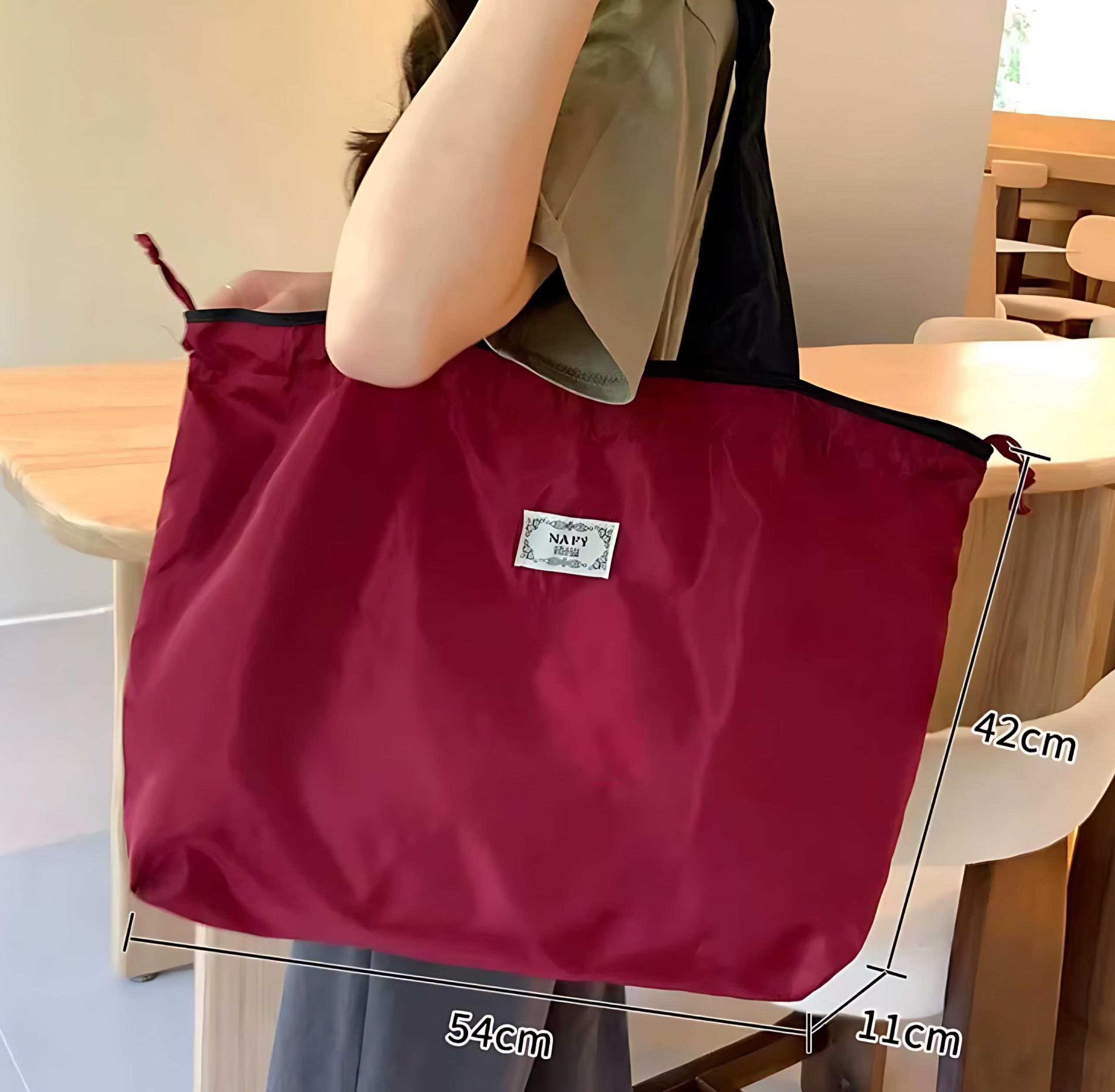 Shopping Bag Oxford Fabric Tote Bag H - Image 6