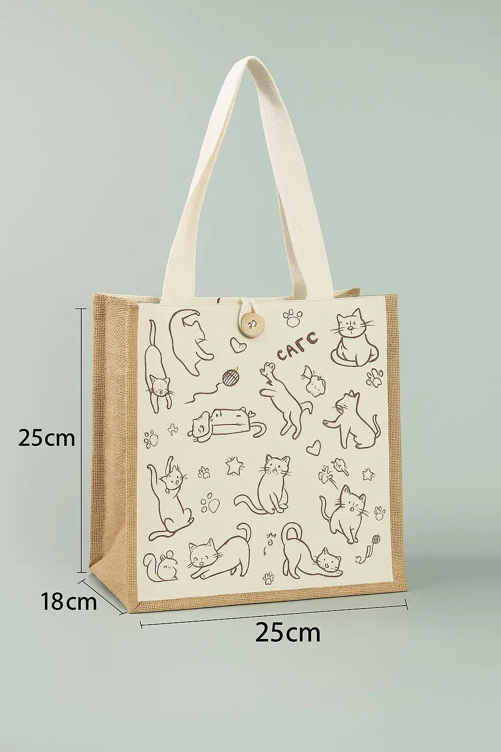 Jute & Hessian Bag H - Image 4