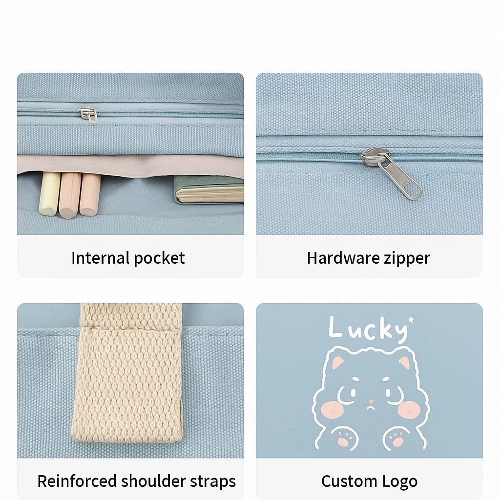 Messenger Bag & Satchel Canvas H - Image 5