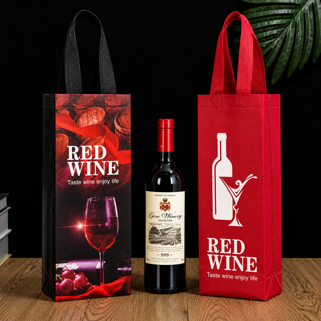 Bulk Non-Woven Bottle Bags - Image 3