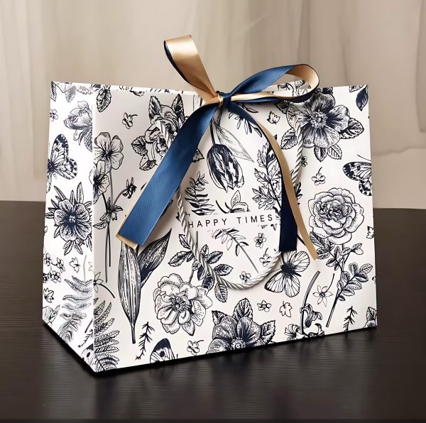 Gift Paper Bags with Ribbons