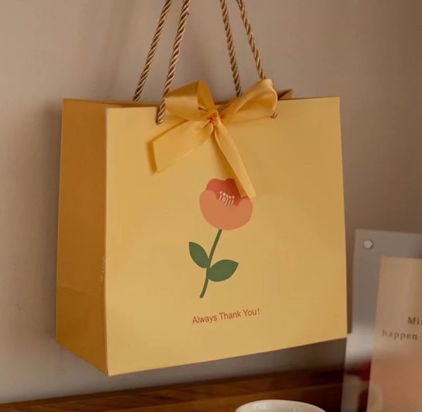 Gift Paper Bags with Ribbons