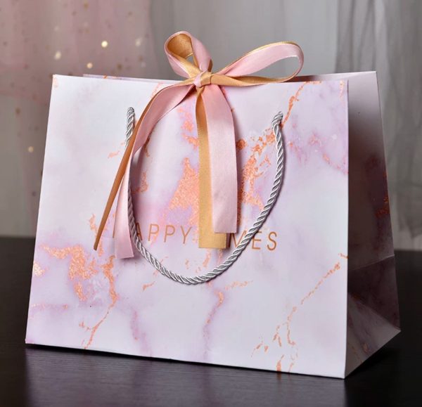 Gift Paper Bags with Ribbons