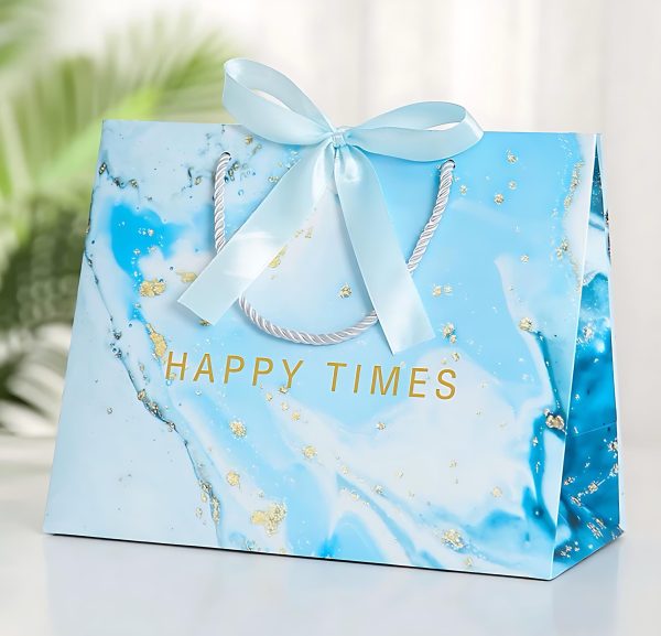 Gift Paper Bags with Ribbons
