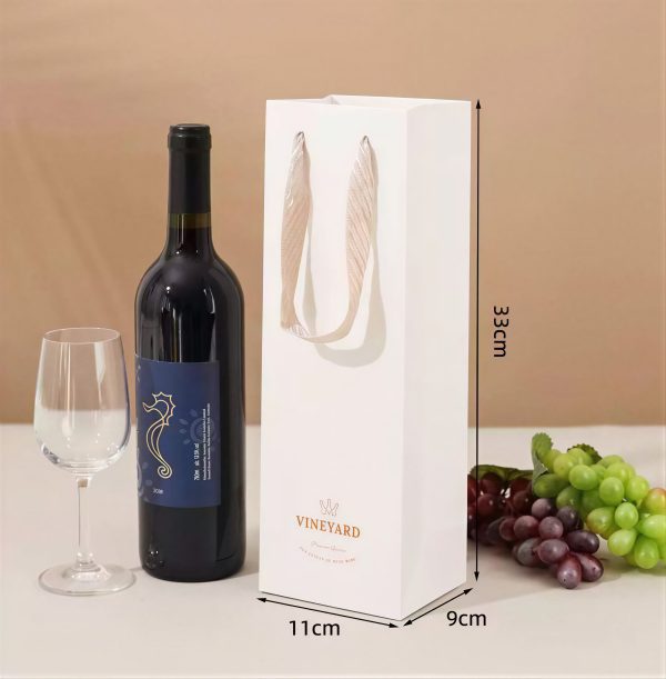 Bottle Bags with Ribbon Handles