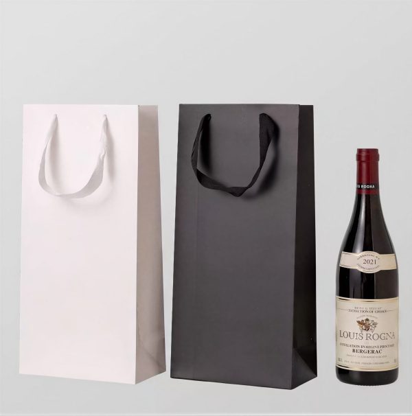 Bottle Bags with Ribbon Handles