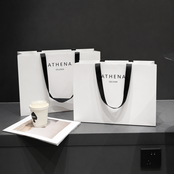 Premium Pink Paper Bags