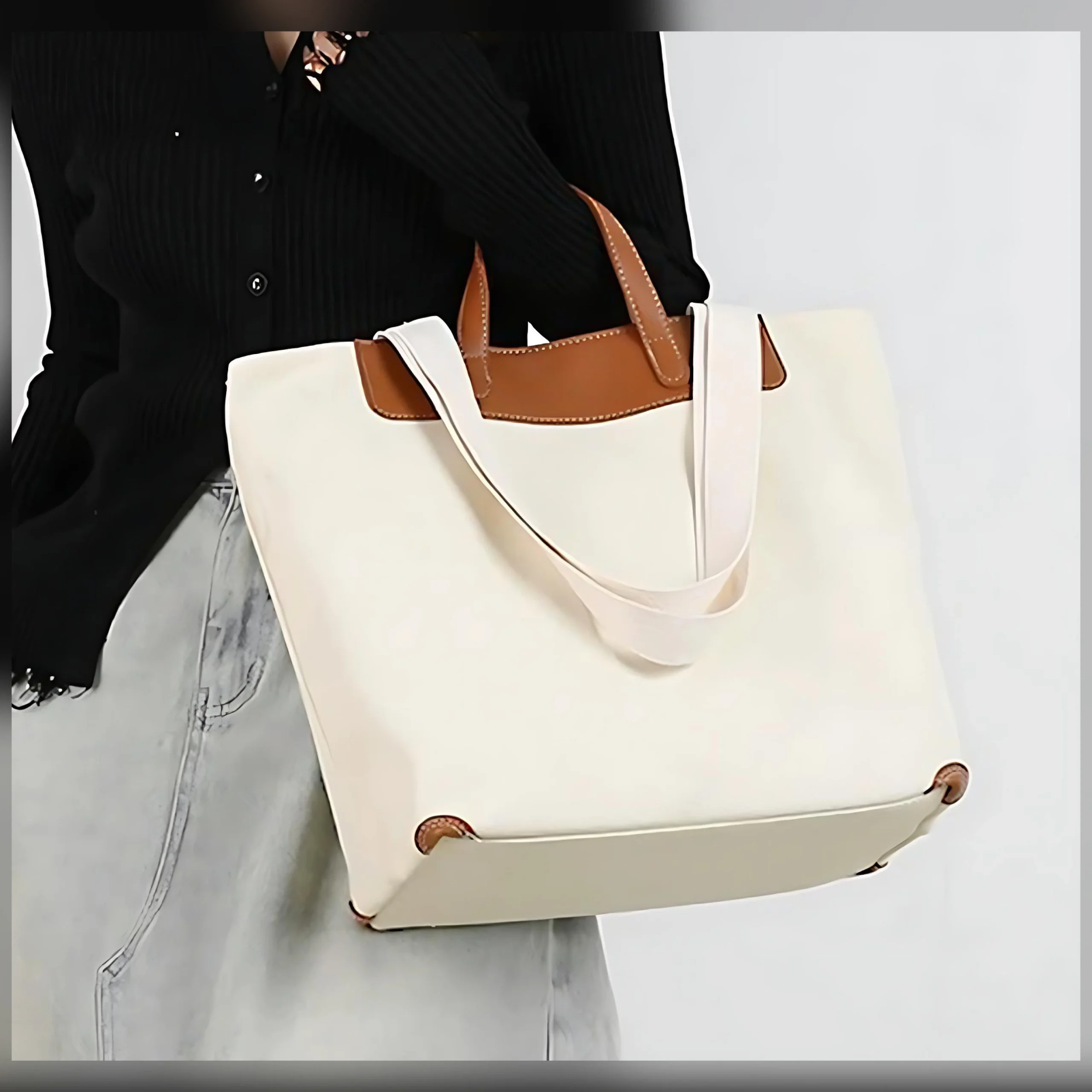 Shopping Bag Cotton Canvas U - Image 3