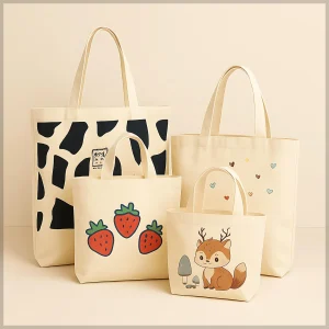 Shopping Bag Cotton Canvas V - Image 2