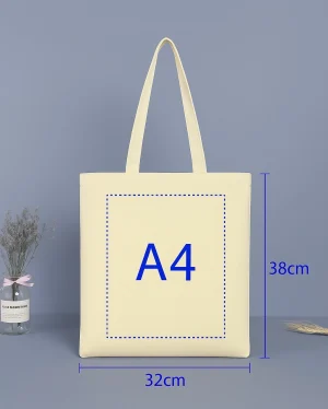 Shopping Bag Cotton Canvas V - Image 4