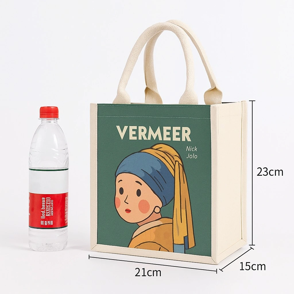 Shopping Bag Cotton Canvas J - Image 2