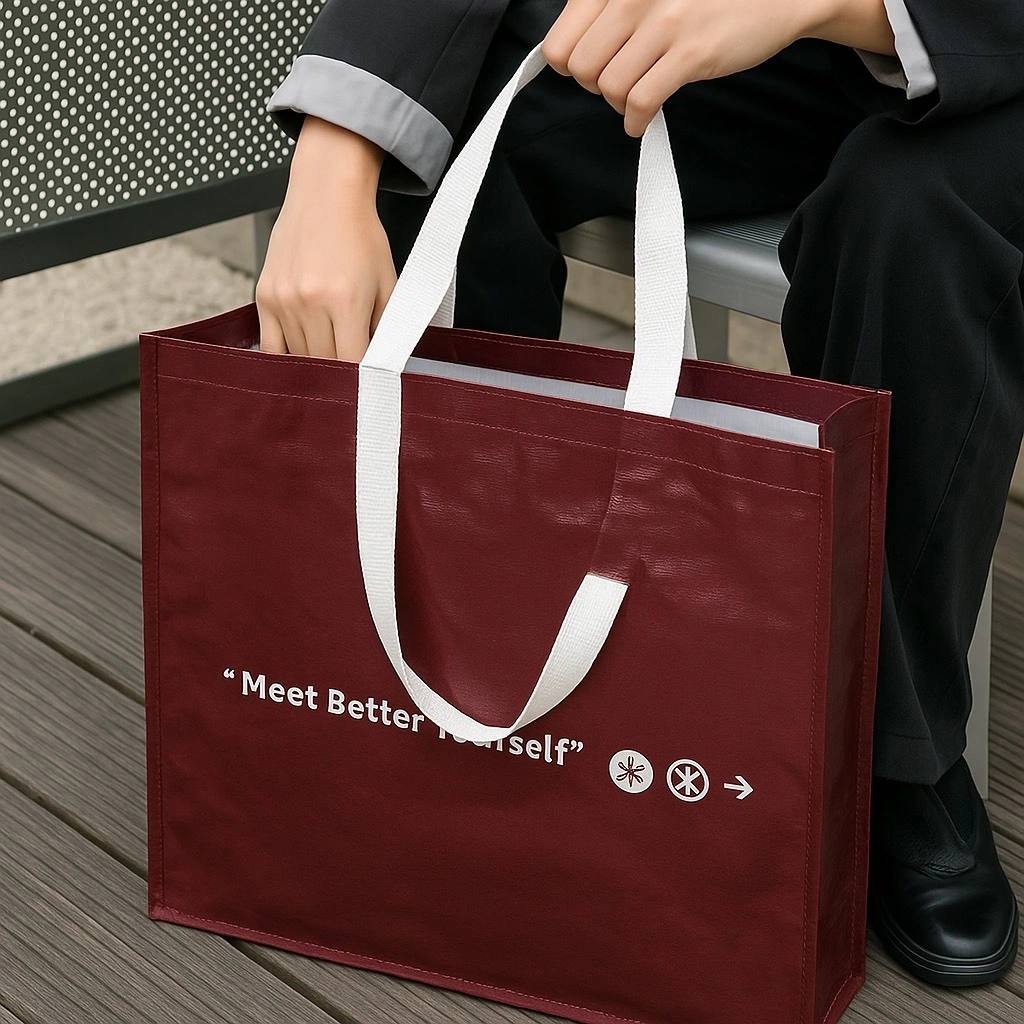 Shopping Bag Woven Polypropylene L - Image 1