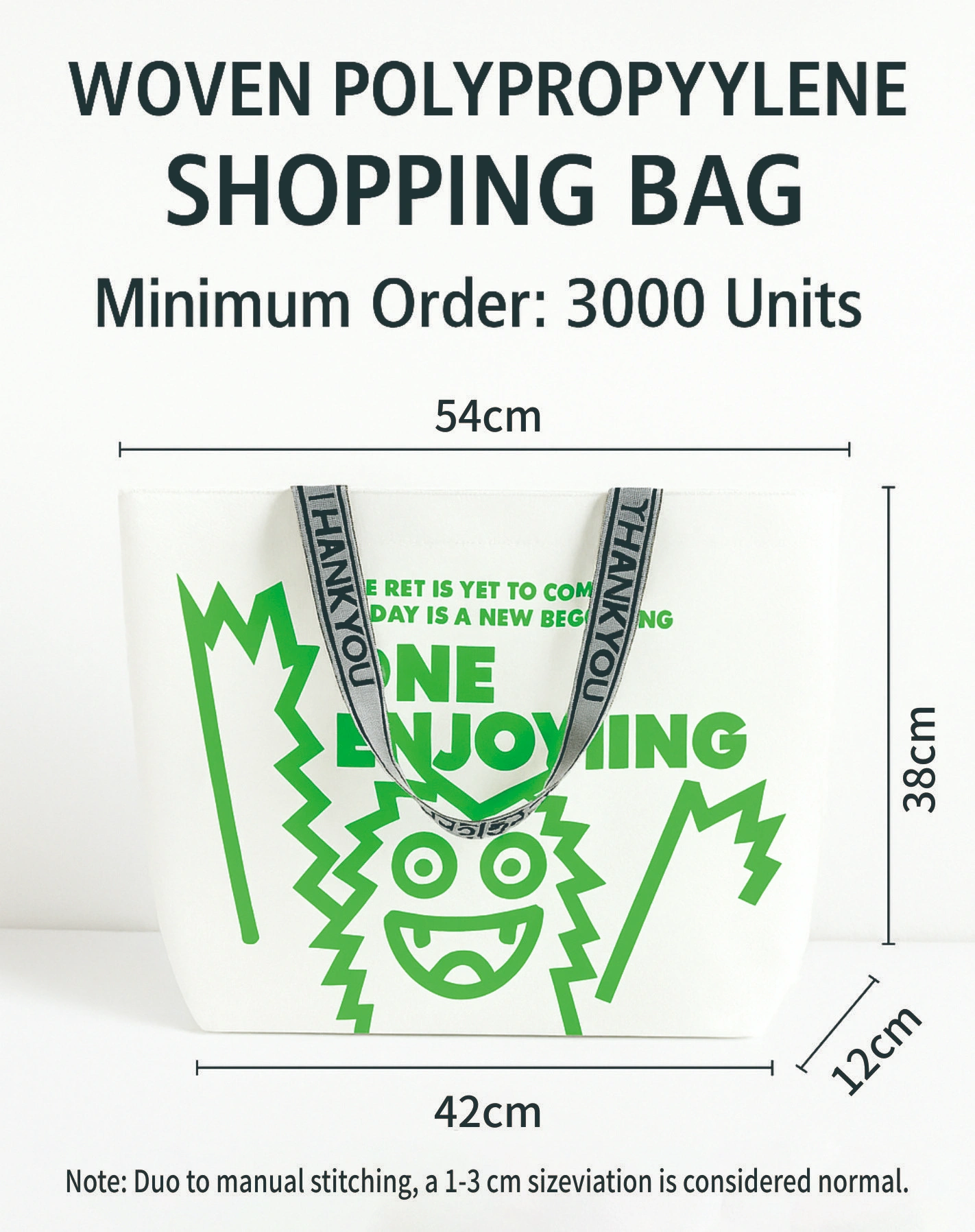 Shopping Bag Woven Polypropylene N - Image 4