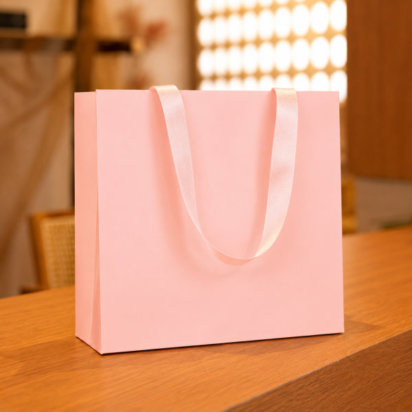 Premium White Cardboard Paper Bags