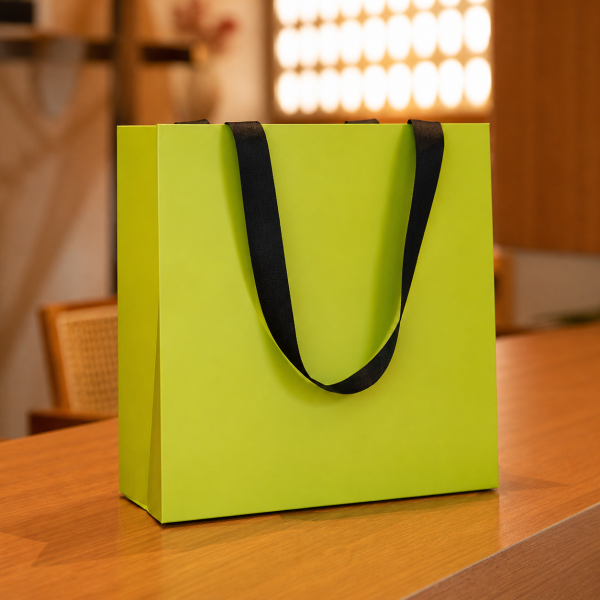 Premium White Cardboard Paper Bags