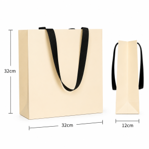 Premium White Cardboard Paper Bags - Image 19