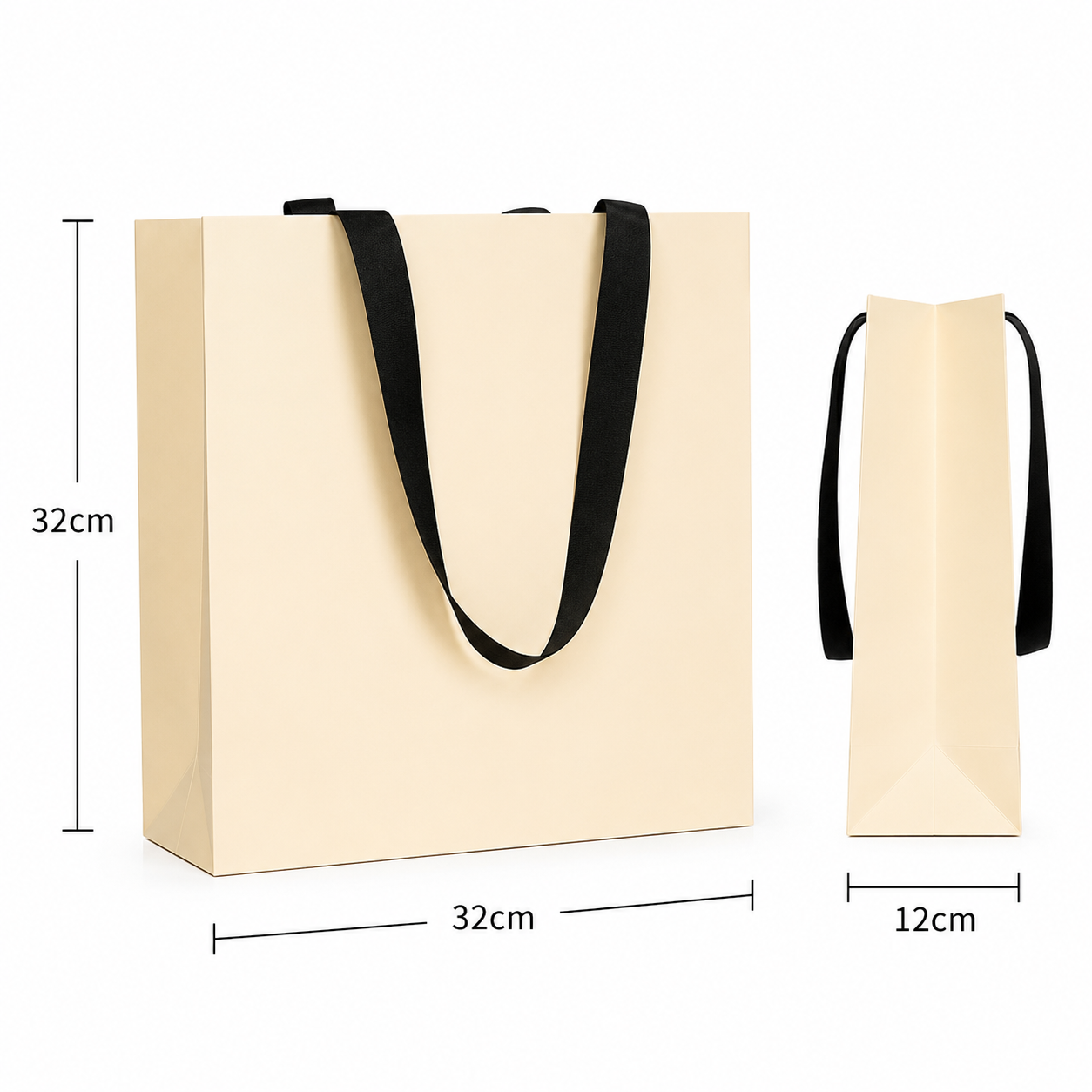 Premium White Cardboard Paper Bags - Image 19