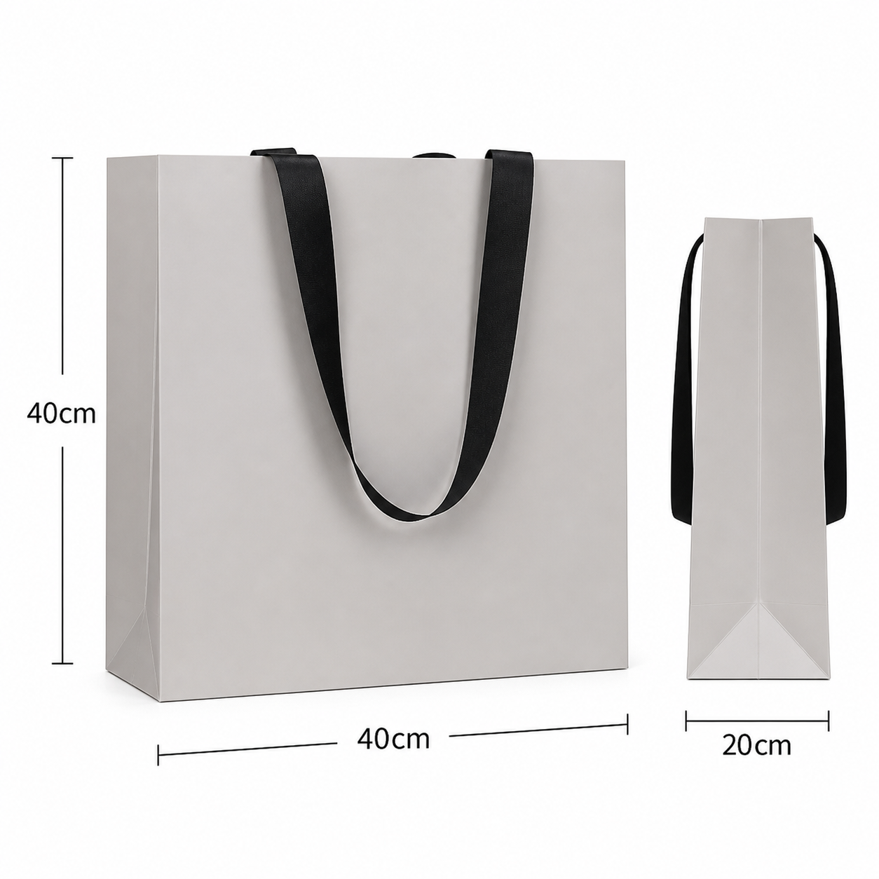 Premium White Cardboard Paper Bags - Image 21