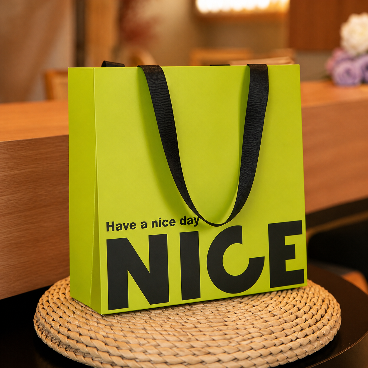 Premium White Cardboard Paper Bags - Image 3